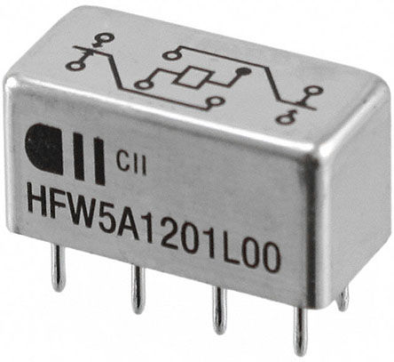 TE Connectivity - HFW5A1201K00 - TE Connectivity HFW5A1201K00 ˫˫ PCB װ Ǳ̵, 2 A, 26.5V dc		