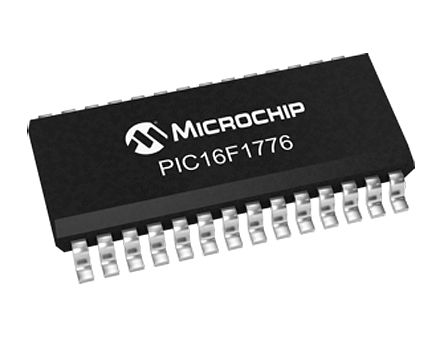 Microchip - PIC16F1776-I/SO - Microchip PIC16F ϵ 8 bit PIC MCU PIC16F1776-I/SO, 32MHz, 14 kB ROM , 1 kB RAM, SOIC-28		