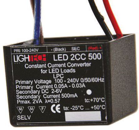 Lightech - 901002500 - Lightech LED  901002500, 120  240 V , 500mA, 2W		