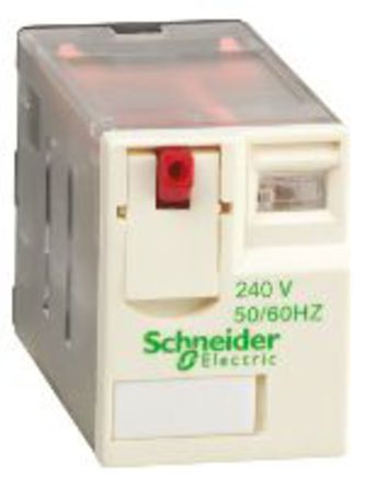 Schneider Electric - RXM4AB1U7 - Schneider Electric RXM4AB1U7 4 ˫ ʽ Ǳ̵, 8 A, 240V ac		