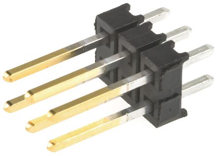 Samtec - TSW-103-14-L-D - Samtec TSW 系列 6路 2.54mm节距 (2排) 直 引脚管座 TSW-103-14-L-D, 焊接端接, 7.6A, 通孔		