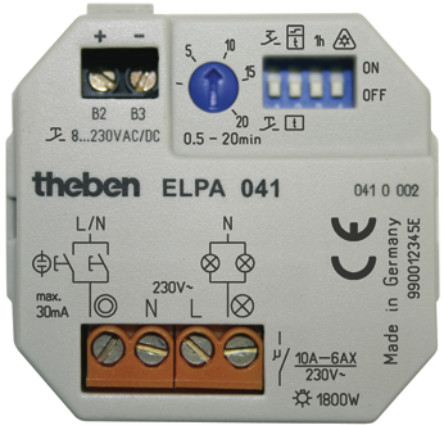 Theben / Timeguard - ELPA 041 - 1 ͨ ʱƿ, 230 V , 0.5  20min趨ʱ		