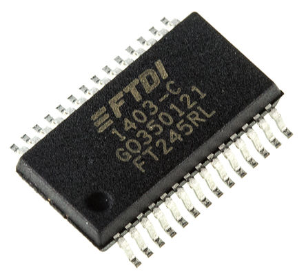 FTDI Chip - FT245RL - FTDI Chip FT245RL 1Mbit/s UART, 28 SSOPװ		
