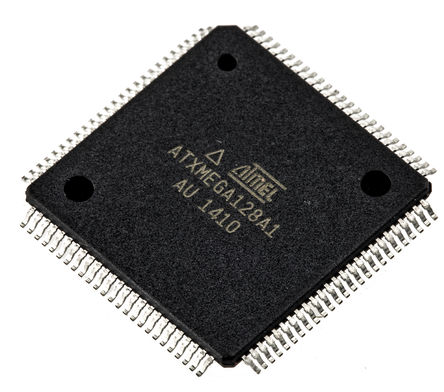 Microchip - ATXMEGA128A1-AU - AVR Xmega ϵ Microchip 8/16 bit AVR MCU ATXMEGA128A1-AU, 32MHz, 2 kB128 kB ROM , 8 kB RAM, TQFP-100		