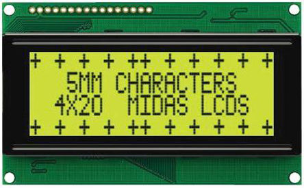 Midas - MC42005A6W-SPTLY - Midas A ϵ ͸ ĸ LCD ɫʾ MC42005A6W-SPTLY, LED, 420ַ		