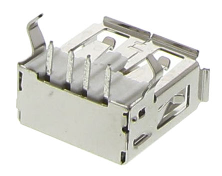 Lumberg - 2410 02 - Lumberg ֱ USB2.0 A  USB  2410 02, ͨ, 30 V , 1A		