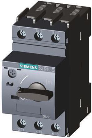 Siemens - 3RV60111BA10 - Siemens Sirius 3RV6 ϵ 3 MCB 3RV60111BA10, 100 kA Ͽ		