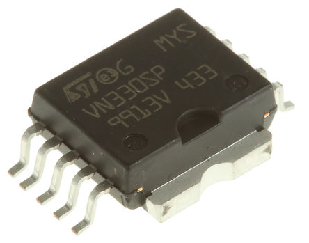 STMicroelectronics - VN330SP-E - 4 ܵԴ, ̵߲̬, 0.7A, 45V, 10 PowerSOװ		
