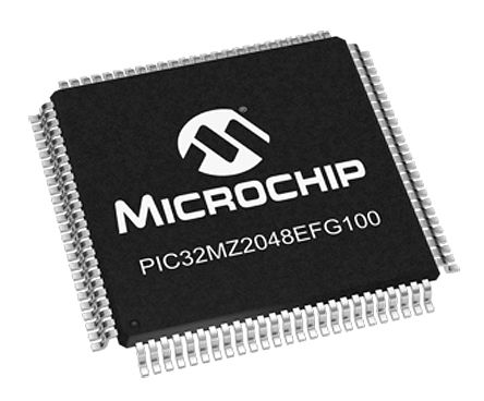 Microchip - PIC32MZ2048EFG100-I/PT - Microchip PIC32 ϵ 32 bit MIPS? MicroAptiv? MCU PIC32MZ2048EFG100-I/PT, 200MHz, 160棩kB2048棩kB ROM 		