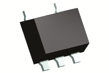 Panasonic - DMC501010R - Panasonic DMC501010R, 双 NPN 晶体管, 100 mA, Vce=50 V, HFE:210, 150 MHz, 5引脚 SMini5 F3 B封装		