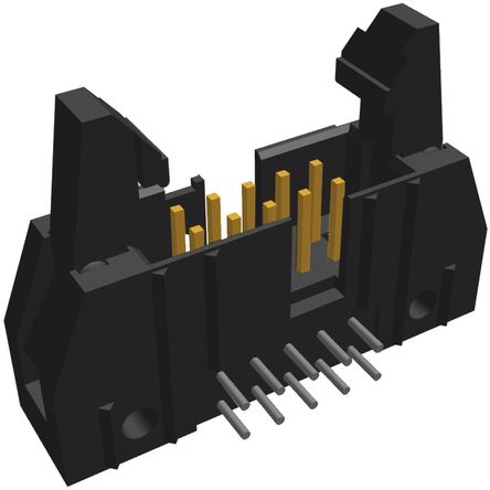 TE Connectivity - 5499345-1 - TE Connectivity AMP-LATCH ϵ�� 10· 2.54mm�ھ� (2��) ֱ�� PCB ���� 5499345-1, ���Ӷ˽�, 1A, ͨ��		