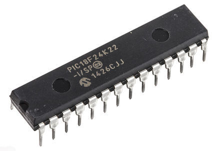 Microchip - PIC18F24K22-I/SP - Microchip PIC18F ϵ 8 bit PIC MCU PIC18F24K22-I/SP, 64MHz, 16 kB ROM , 256 B768 B RAM, SPDIP-28		