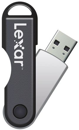 Lexar - LJDTT16GABEU - Lexar JumpDrive TwistTurn 16 GB USB 2.0 U		