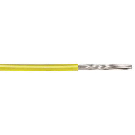 Alpha Wire - 6715S YL001 - Alpha Wire EcoWire ϵ 305m ɫ 18 AWG о ڲߵ 6715S YL001, 0.82 mm2 , 1/0.82 mm оʾ, 600 V		