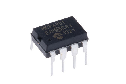 Microchip - MCP4901-E/P - Microchip MCP4901-E/P , 8 λ DAC, SPIӿ, 8 PDIPװ		