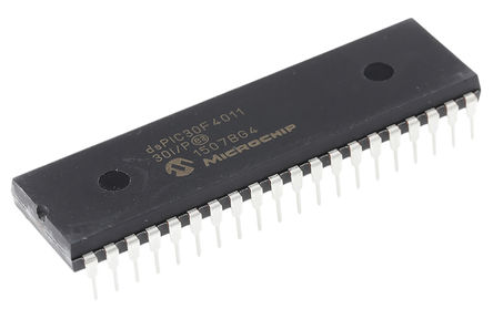 Microchip - DSPIC30F4011-30I/P - MCU/DSP,16 Bit,dsPIC30F4011-30I/P		