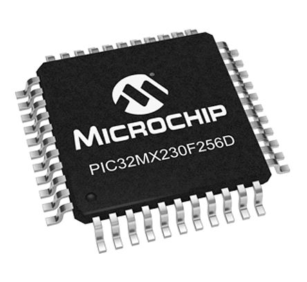 Microchip - PIC32MX230F256D-I/PT - Microchip PIC32MX ϵ 32 bit PIC MCU PIC32MX230F256D-I/PT, 40MHz, 256 kB ROM , 32 kB RAM, 1xUSB, TQFP-44		