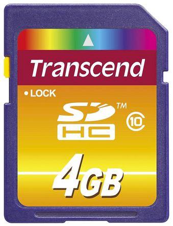Transcend - TS4GSDHC10 - Transcend 4 GB SDHC		