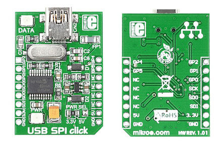 MikroElektronika - MIKROE-1204 - MikroElektronika USB SPI click USB  ԰ MIKROE-1204;  MCP2210		