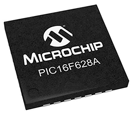 Microchip - PIC16LF628A-I/ML - Microchip PIC16F ϵ 8 bit PIC MCU PIC16LF628A-I/ML, 20MHz, 3.5 kB ROM , 224 B RAM, 1xUSB, QFN-28		