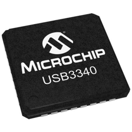Microchip - USB3340-EZK - Microchip USB3340-EZK USB շ, ֧USB 2.0, 5 V, 32 QFNװ		