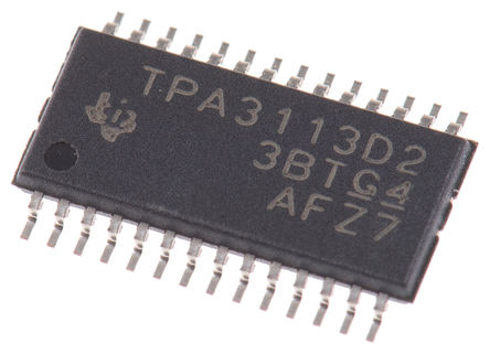 Texas Instruments - TPA3113D2PWP - Texas Instruments TPA3113D2PWP D   ƵŴ IC, +85 C, 6 W @ 8 , 28 HTSSOPװ		