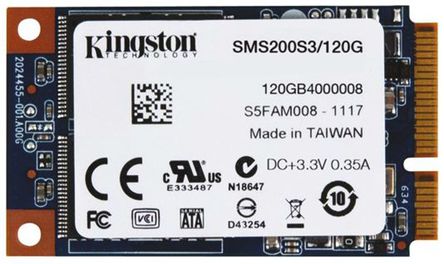 Kingston - SMS200S3/120G - Kingston SSDNow mS200 120 GB MSATA ҵ  ̬Ӳ, SATA III ӿ		