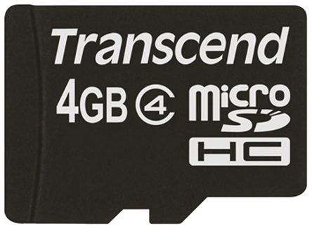 Transcend - TS4GUSDC4 - Transcend 4 GB MicroSDHC		
