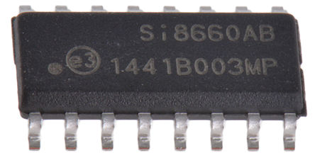 Silicon Labs - Si8660AB-B-IS1 - Silicon Labs Si8660AB-B-IS1 6ͨ ָ, 2.5 kVrmsѹ, 16 SOIC		