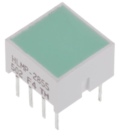 Broadcom - HLMP-2855-FG000 - Broadcom  ɫ LED  HLMP-2855-FG000, 50 mcd, ͨװװ		