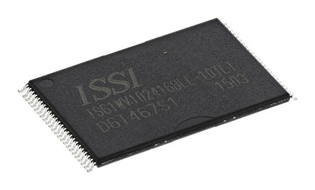 ISSI - IS61WV102416BLL-10TLI - ISSI IS61WV102416BLL-10TLI, 16Mbit SRAM ڴ, 1M x 16, 2.4  3.6 V, 48 TSOPװ		
