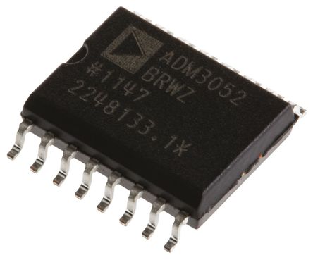 Analog Devices - ADM3052BRWZ-REEL7 - Analog Devices ADM3052BRWZ-REEL7 1MBps CAN շ, ֧ISO 11898׼, 16 SOICװ		