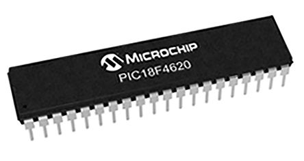 Microchip - PIC18F4620-E/P - Microchip PIC18F ϵ 8 bit PIC18F MCU PIC18F4620-E/P, 40MHz, 64 kB ROM , 3968 B RAM, 1xUSB, PDIP-40		