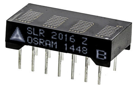 OSRAM Opto Semiconductors - SLR 2016 - Osram Opto 4ַ ĸ 7 x 5 ɫ LED ʾ SLR 2016, 0.05 mcd/, 4.57mmַ, ͨװװ		