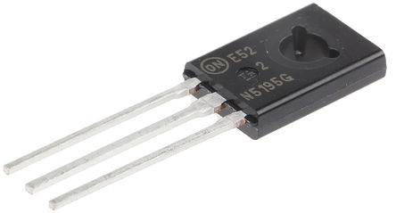 ON Semiconductor - 2N5195G - ON Semiconductor 2N5195G , PNP , 4 A, Vce=80 V, HFE:7, 1 MHz, 3 TO-225AAװ		