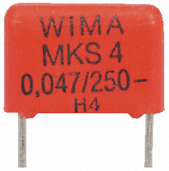 WIMA - MKS4F034704C00KSSD - WIMA MKS4 ϵ 470nF ͨ PET  (PET) MKS4F034704C00KSSD, 10%ݲ, 160 V 250 V ֱ, -55  +100 C		