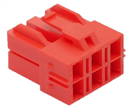 Molex - 151049-2609 - Molex CP-6.5 系列 6.5mm节距 2行 6路 母 嵌入式 压接连接器外壳 151049-2609		