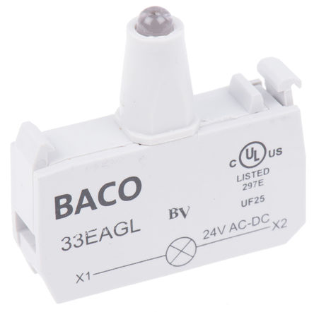 BACO - 33EAGL - BACO  33EAGL, 24 V, ɫ LED, ݶӶ		