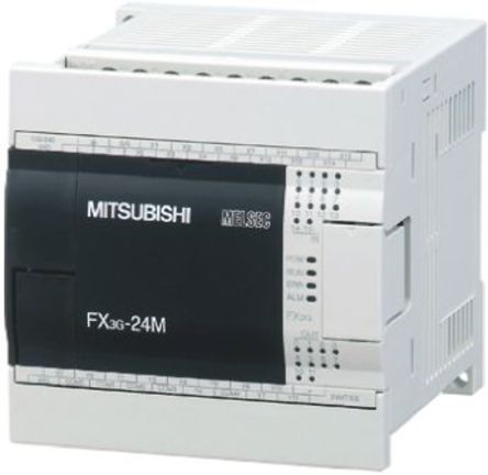 Mitsubishi - FX3G-24MT-DSS - Mitsubishi FX3G ϵ ϵ FX3G-24MT-DSS ߼, 14 x , 10 x , 12  24 V ֱ		