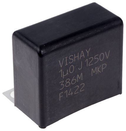 Vishay - MKP386M510125JT4 - Vishay MKP 386M ϵ 1F ۱ϩ (PP) MKP386M510125JT4, 5%, 1.25 kV ֱ, ˿װ		
