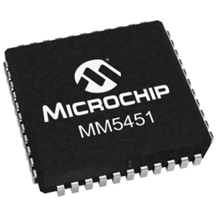 Microchip - MM5451YV - Microchip MM5451YV 5 LED , 5 V 9 V, 44 PLCCװ		