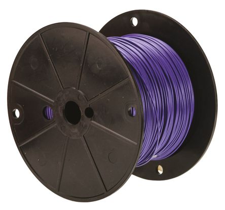 Alpha Wire - 3053 VI001 - Alpha Wire 305m ɫ 20 AWG UL1007 о ڲߵ 3053 VI001, 0.51 mm2 , 10/0.25 mm оʾ, 300 V		