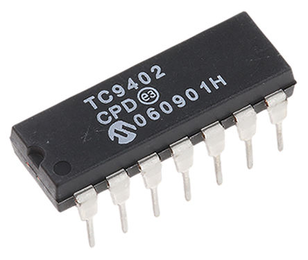 Microchip - TC9402CPD - Microchip TC9402CPD 100kHz ѹ-Ƶת, 0.5%FSR, 14 PDIPװ		