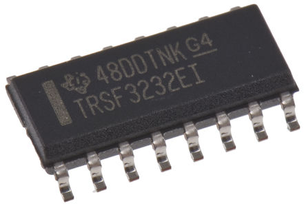 Texas Instruments - TRSF3232EID - Texas Instruments TRSF3232EID 1MBps ·շ, RS-232ӿ, 2-TX 2-RX, 3  5.5 VԴ, 16 SOICװ		