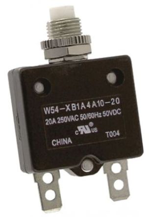 TE Connectivity - W54-XB1A4A10-20 - TE Connectivity W54 ϵ 20A 1  ȴŶ· W54-XB1A4A10-20, 250V ac		