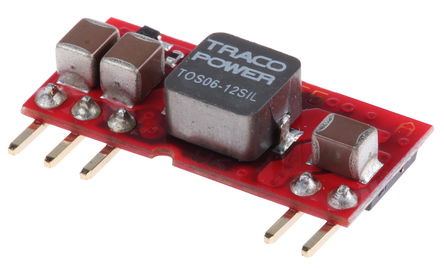 TRACOPOWER - TOS 06-12SIL - TRACOPOWER Ǹֱ-ֱת TOS 06-12SIL, 0.75  5V dc, 6A		