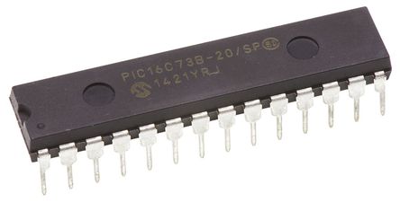 Microchip - PIC16C73B-20/SP - PIC ϵ Microchip 8 bit PIC MCU PIC16C73B-20/SP, 20MHz, 4K x 14  ROM EPROM, 192 B RAM, SPDIP-28		