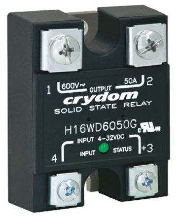 Crydom - H16WD6090G - Crydom 90 A 尲װ ̵̬ H16WD6090G, ֱл, 660 V 		