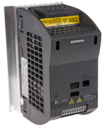Siemens - 6SL3211-0AB11-2BA1 - Siemens SINAMICS G110 ϵ IP20 0.12 kW Ƶ 6SL3211-0AB11-2BA1, 0  550 Hz, 2.3 A, 200  240 V 		