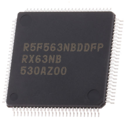 Renesas Electronics - R5F563NBDDFP#V0 - Renesas Electronics RX ϵ 32 bit RX63N MCU R5F563NBDDFP#V0, 100MHz, 1 MB ROM , 128 kB RAM 2xUSB, LFQFP-100		